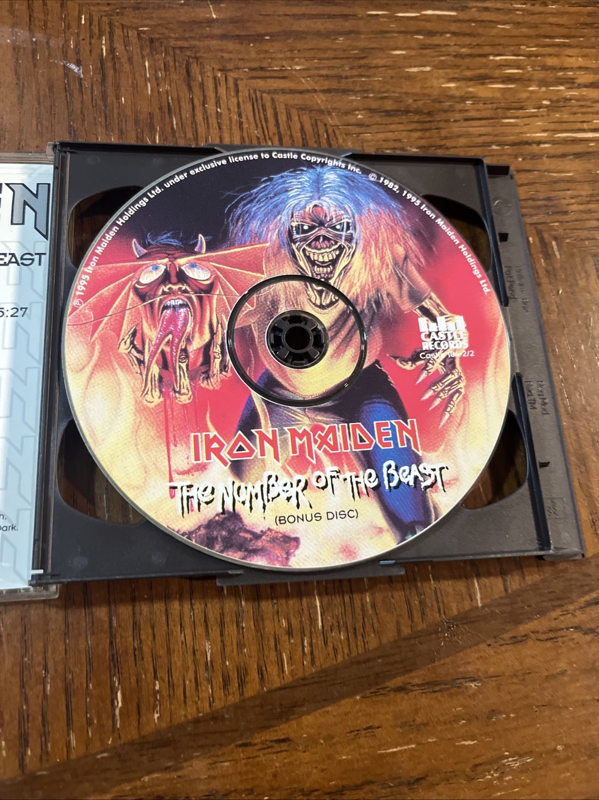 Iron Maiden The Number Of The Beast 2 CD LIMITED EDITION 1995 CASTLE 104-2 RARE!
