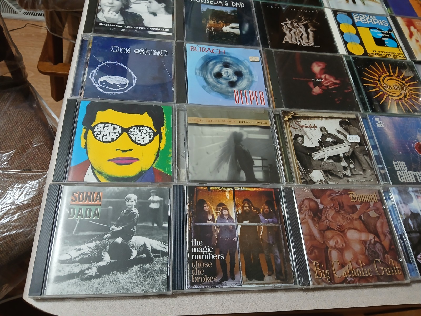 Indie Music cd lot/32 black grape,saw doctors,single bullet theory,sonia dada,