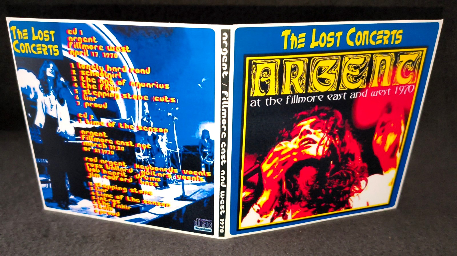 Argent Live at The Fillmore East and West 1970 Gate Fold 2CD Package NEW