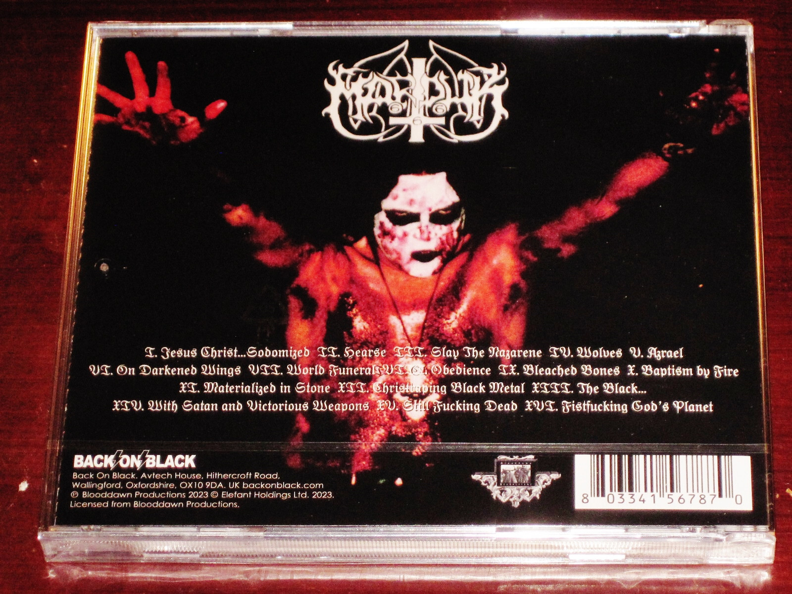 Marduk: World Funeral - Jaws Of Hell - MMIII CD 2023 Back On Black BOBV974CD NEW