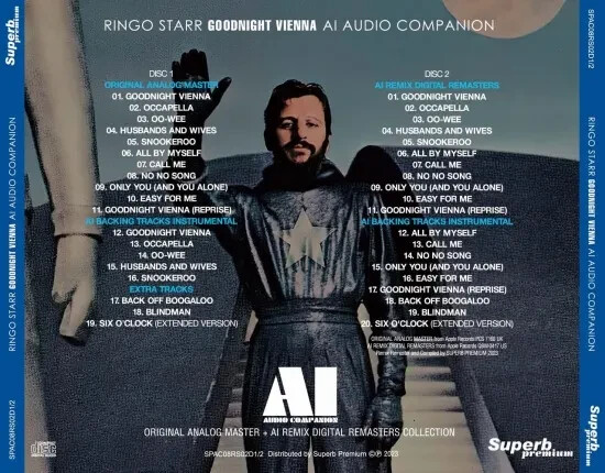 RINGO STARR / GOODNIGHT VIENNA : AI - AUDIO COMPANION (2CD)