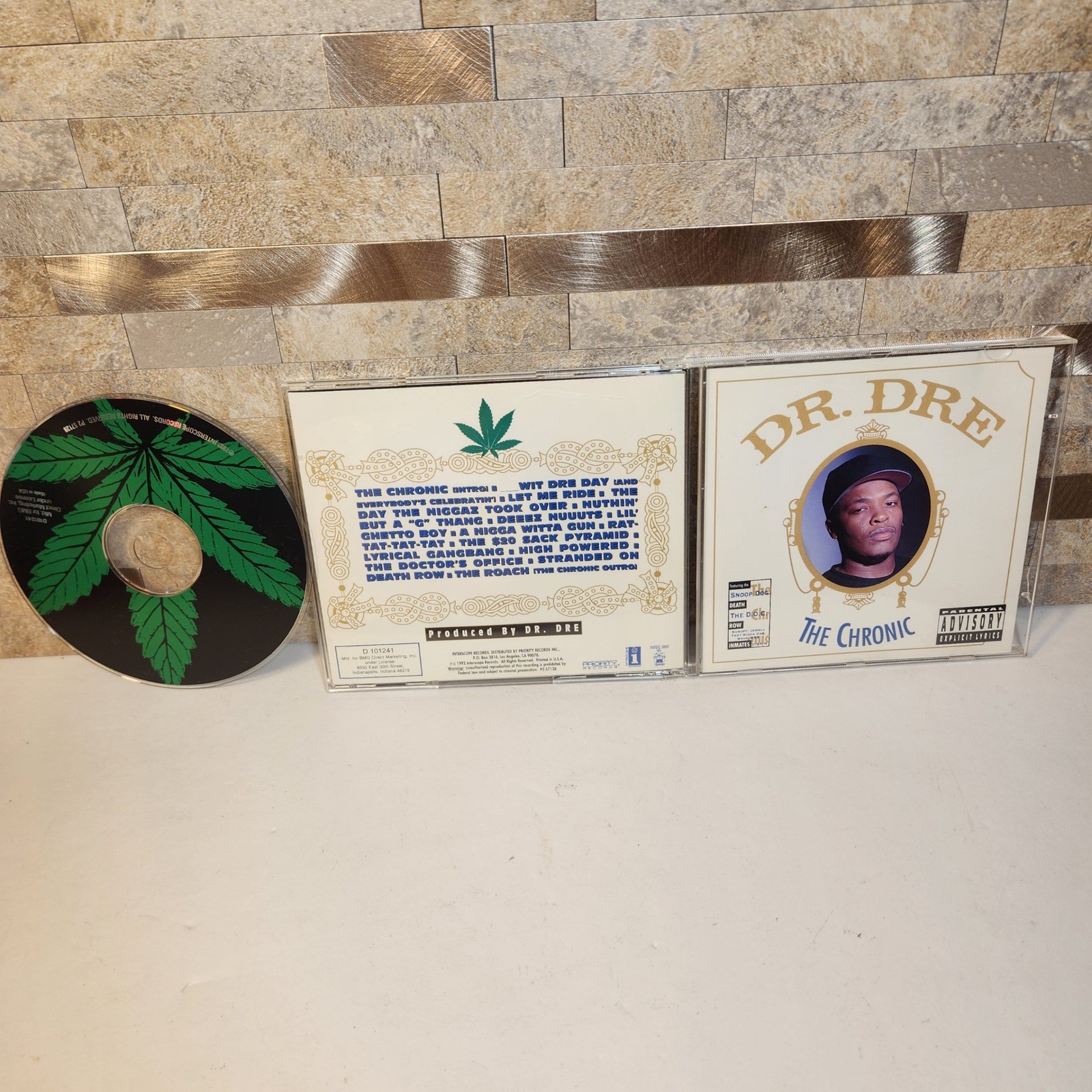 Dr. Dre The Chronic CD Album 1992 Death Row Records G-Funk Hip Hop D 101241