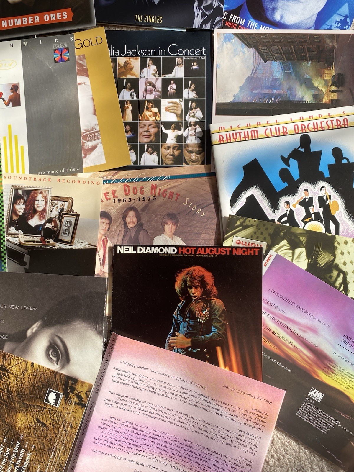VINTAGE 3 LBS of CD Booklets 60s-2000s