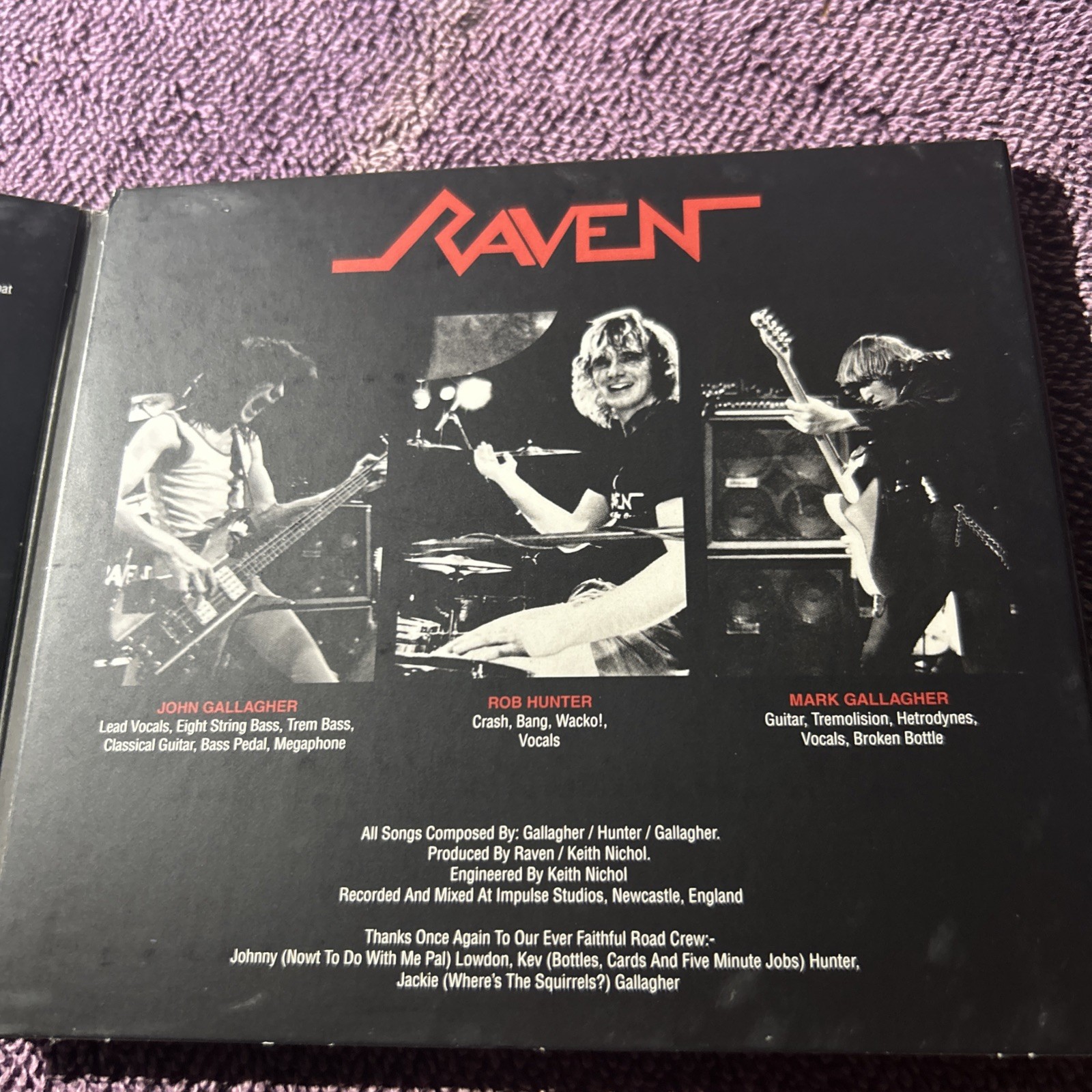 Wiped Out by Raven (CD, 2018)
