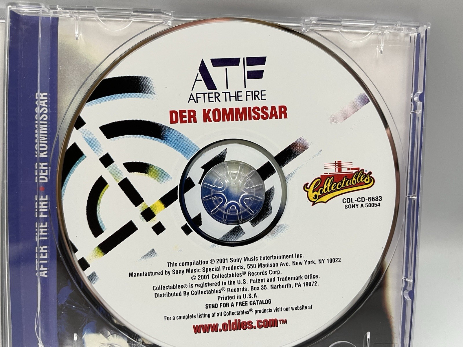ATF After The Fire Der Kommissar CD 2001 Collectables Reissue EUC