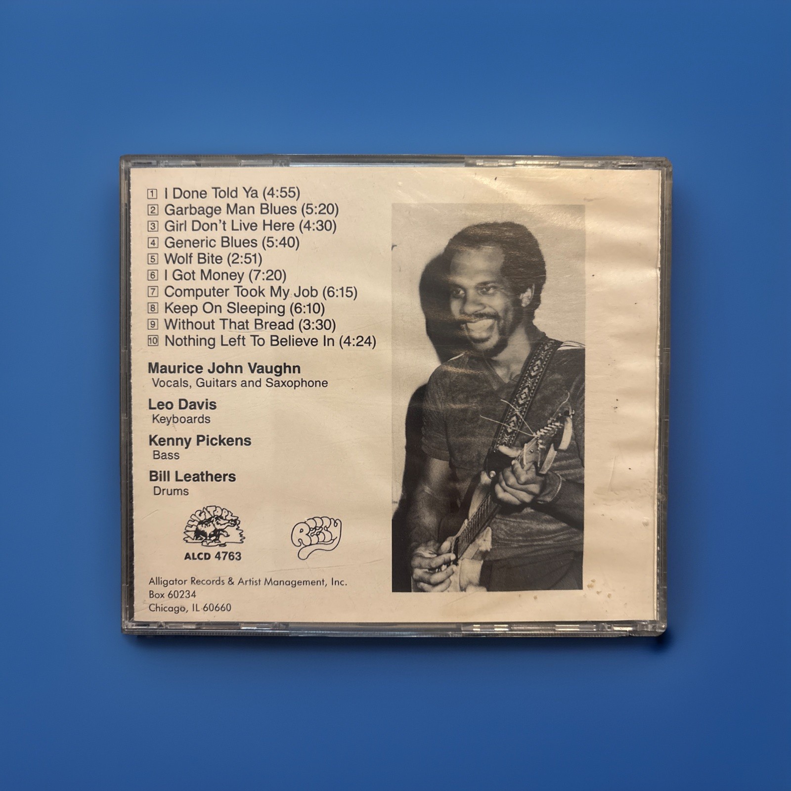 B1 Maurice John Vaughn Generic Blues, 100% Pure Blues LIKE NEW CONDITION CD