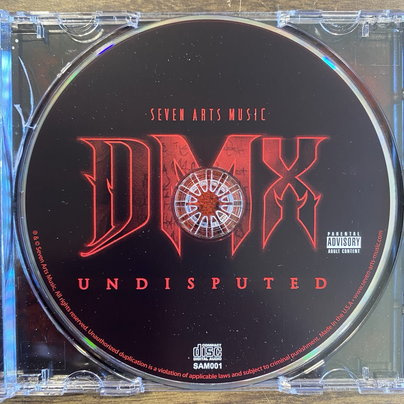 UNDISPUTED dmx cd 2010s east coast hip-hop vg
