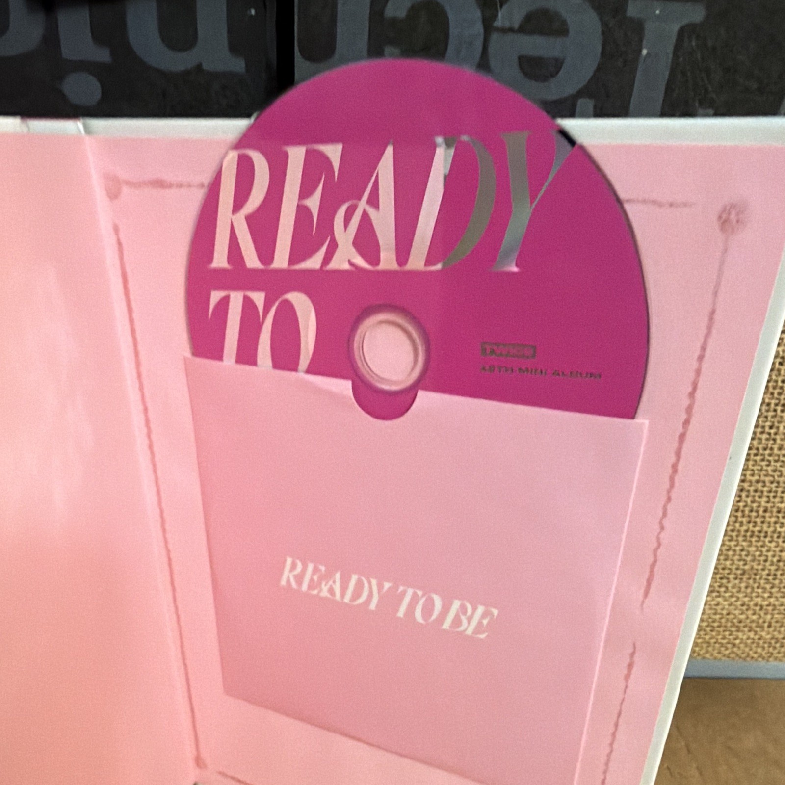 TWICE READY TO BE Mini Album CD 2023 K-Pop JYP Cardboard Sleeve Pink