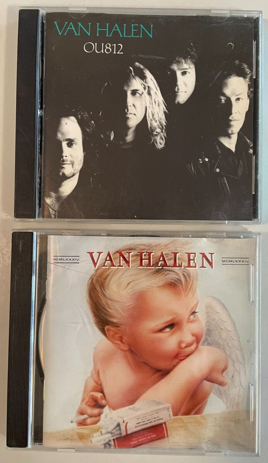 Van Halen - 2 Cd Lot "OU812" + "1984" Eddie Van Halen David Lee Roth NICE SET