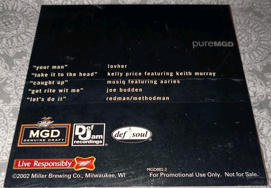 Music For The People Promo CD MGD Def Jam 2002 New Sealed Redman Methodman VHTF