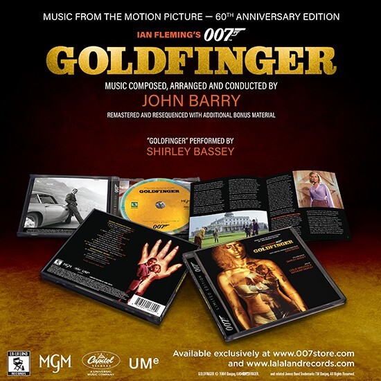 Goldfinger 60 Anniversary Soundtrack CD