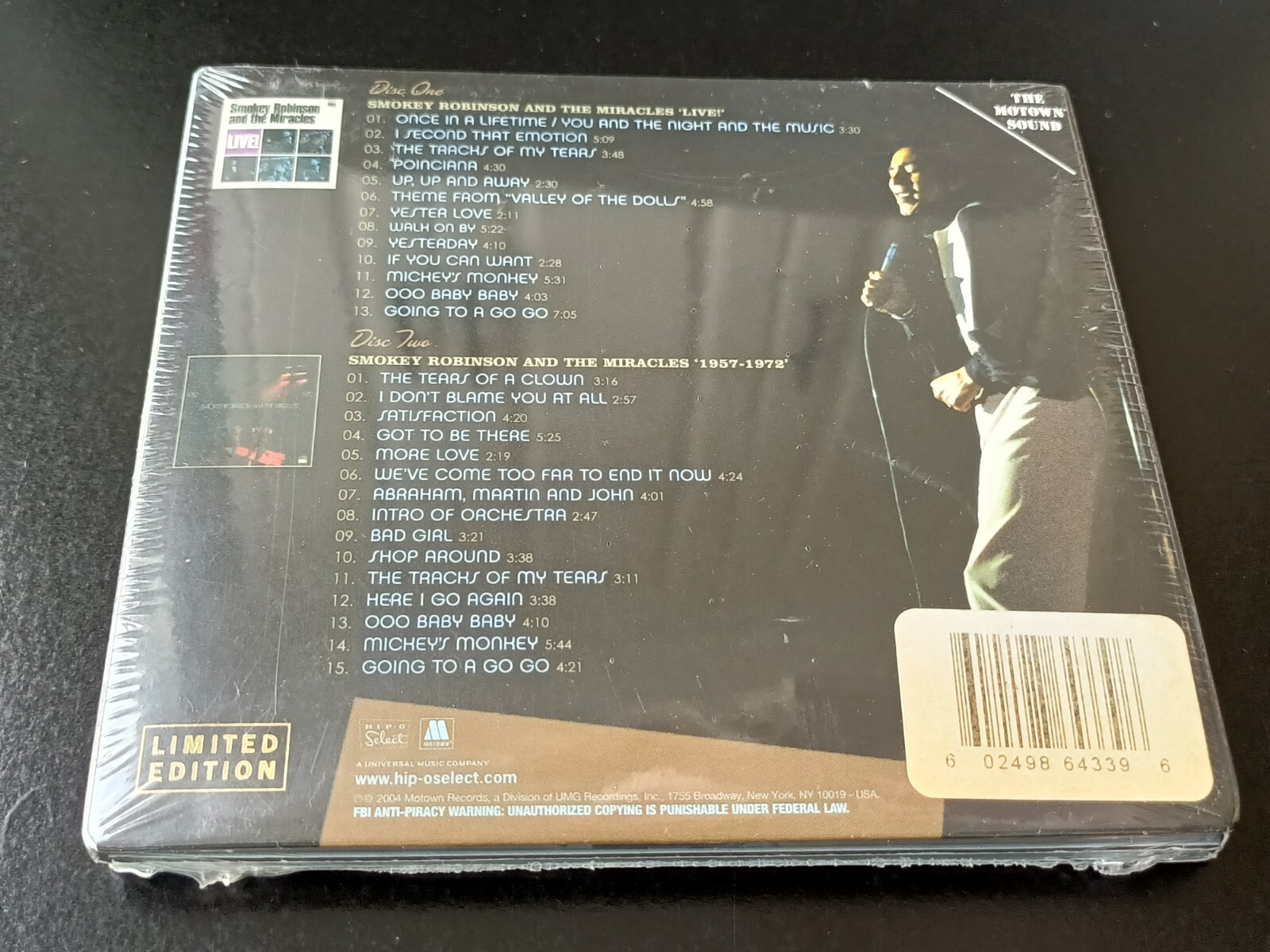 Live Collection (Limited Edition) by Smokey Robinson & the Miracles (2CD, 2006)