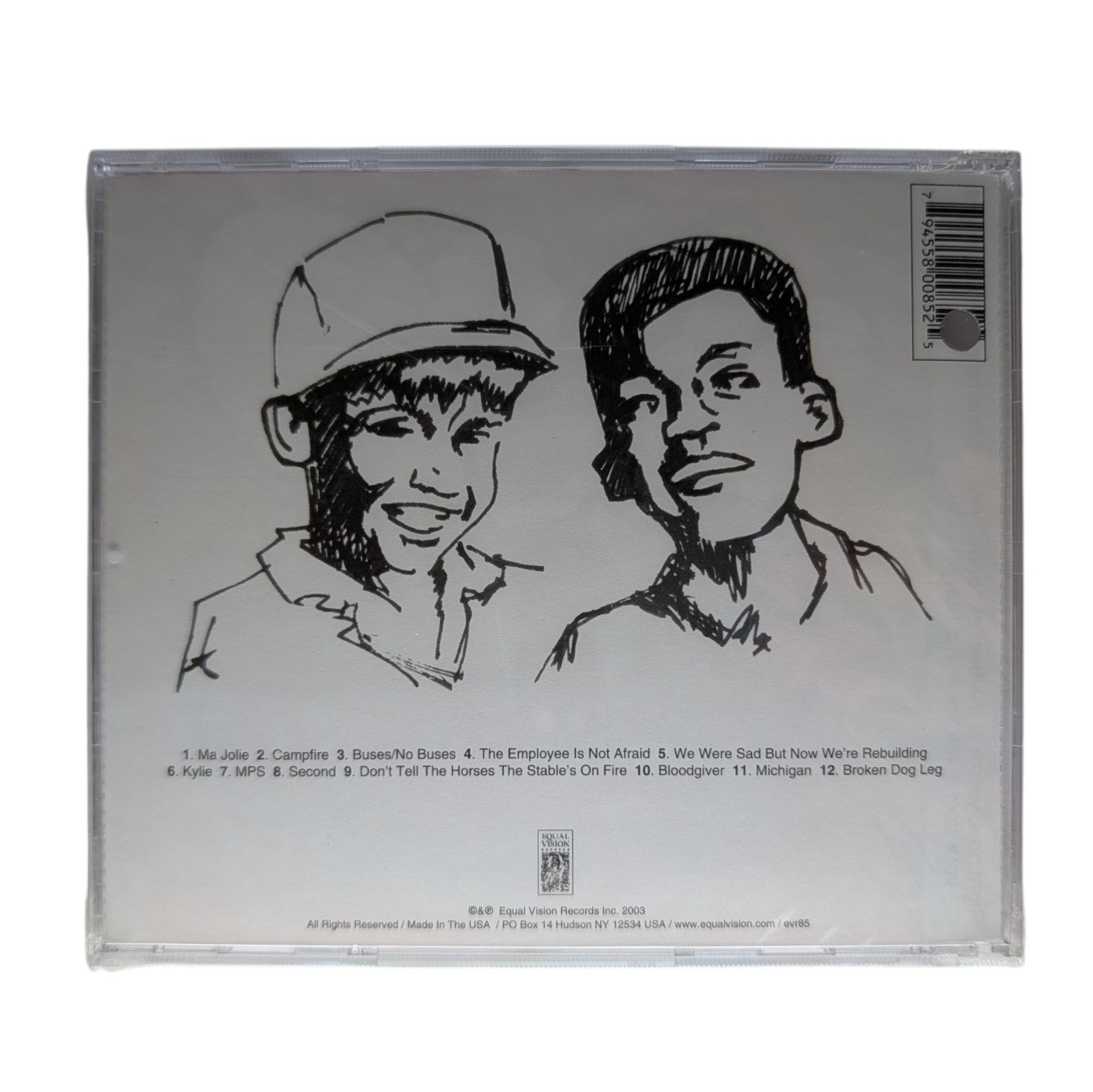BEAR VS. SHARK - Right Now, You're in the Best of Hands CD [Equal Vision, 2003]