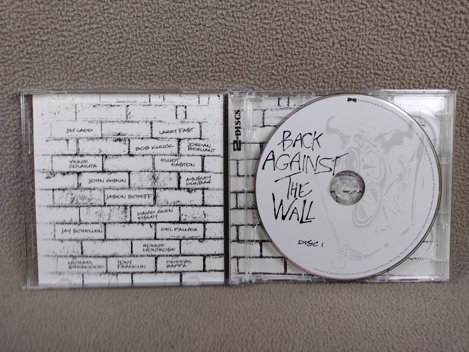 Back Against The Wall Pink Floyd Tribute Various Artists 2 CD SET