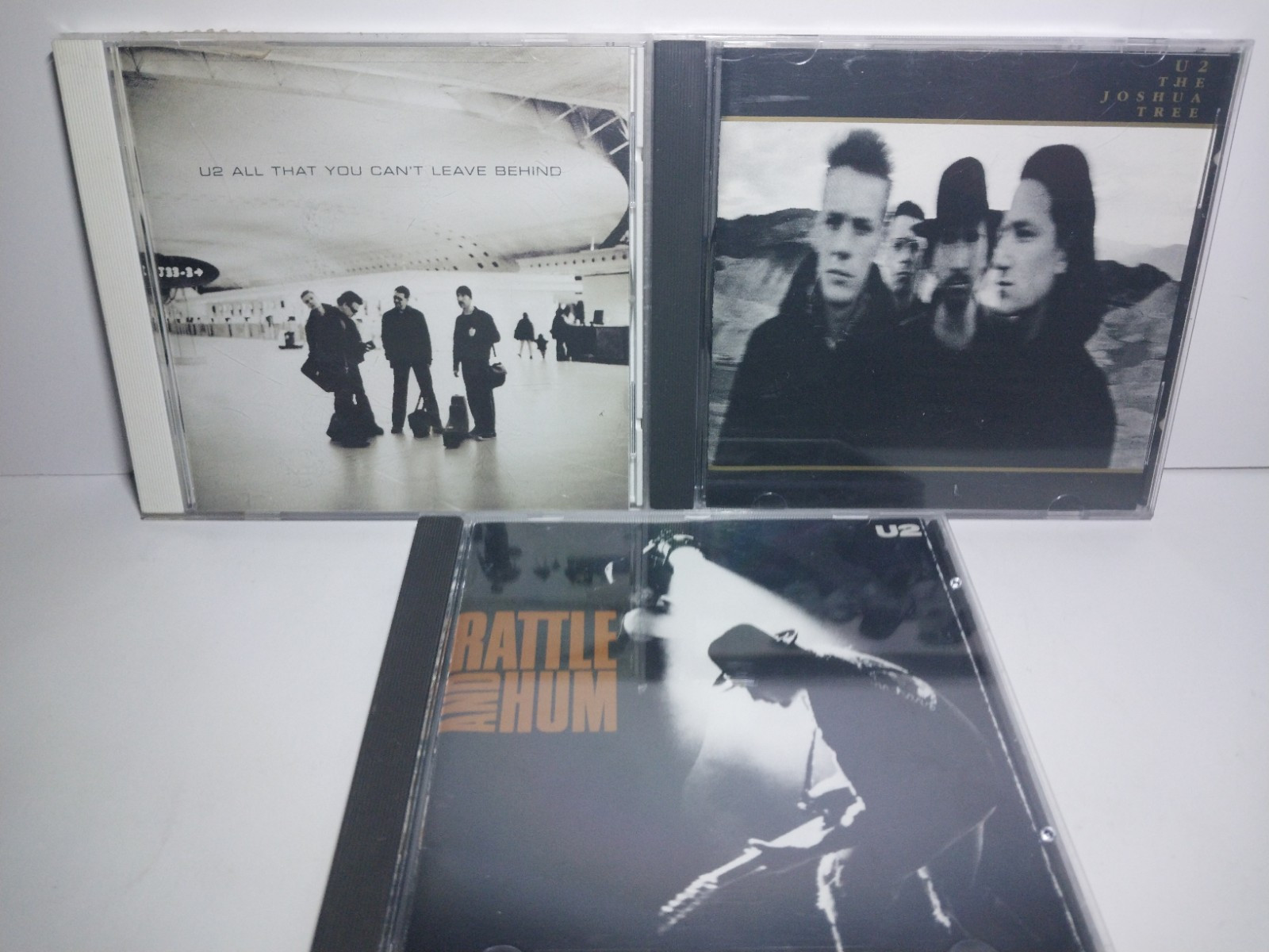 U2 CD Lot 3 All That Ypu Cant Leave Behind, Joshua Tree, Rattle And Hum