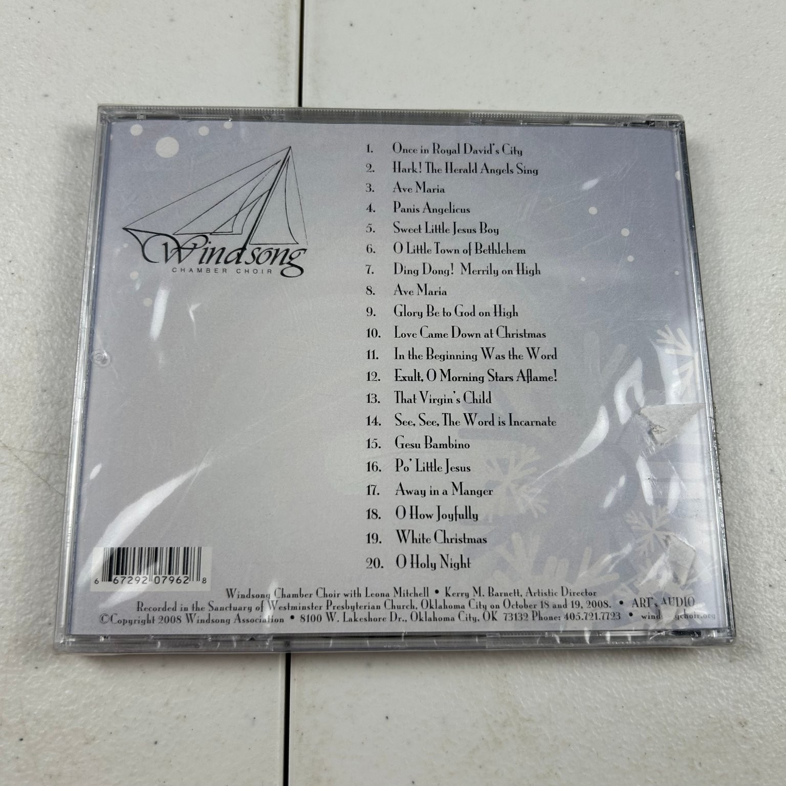 Leona Mitchell - A Classic Christmas CD 2008 Windsong Chamber Choir Holiday