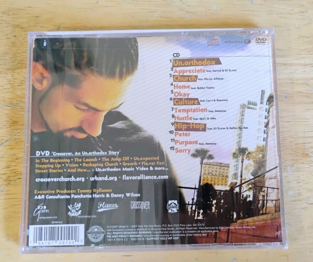 Urban D Music CD – Un.Orthodox [NEW] Urban Conscious Hip-Hop Gospel