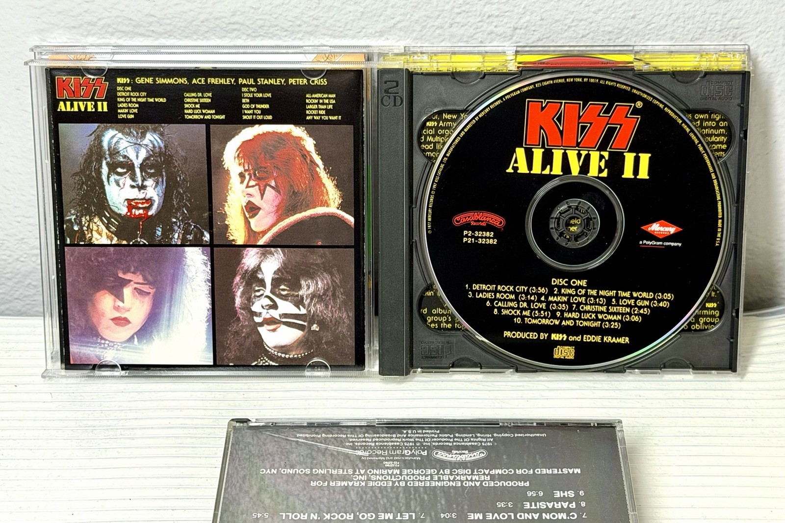 KISS ~ 3 CD Lot ~ Alive! Alive II & Hotter Than Hell 💥 💿 Rare 💥