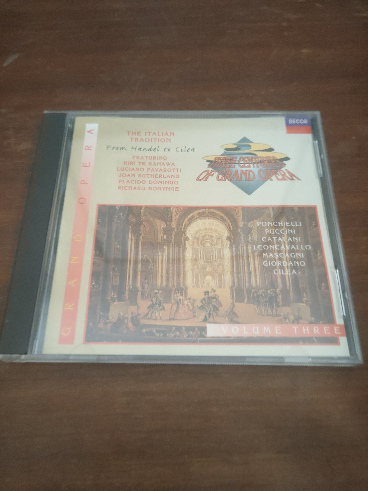 3 X Three Centuries of Grand Opera Volume One, Three and Four CD French Italian
