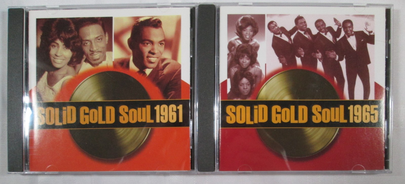 CD Lot Of 15 Solid Gold Soul Time-Life Compilations - Includes 1950s To 1970s