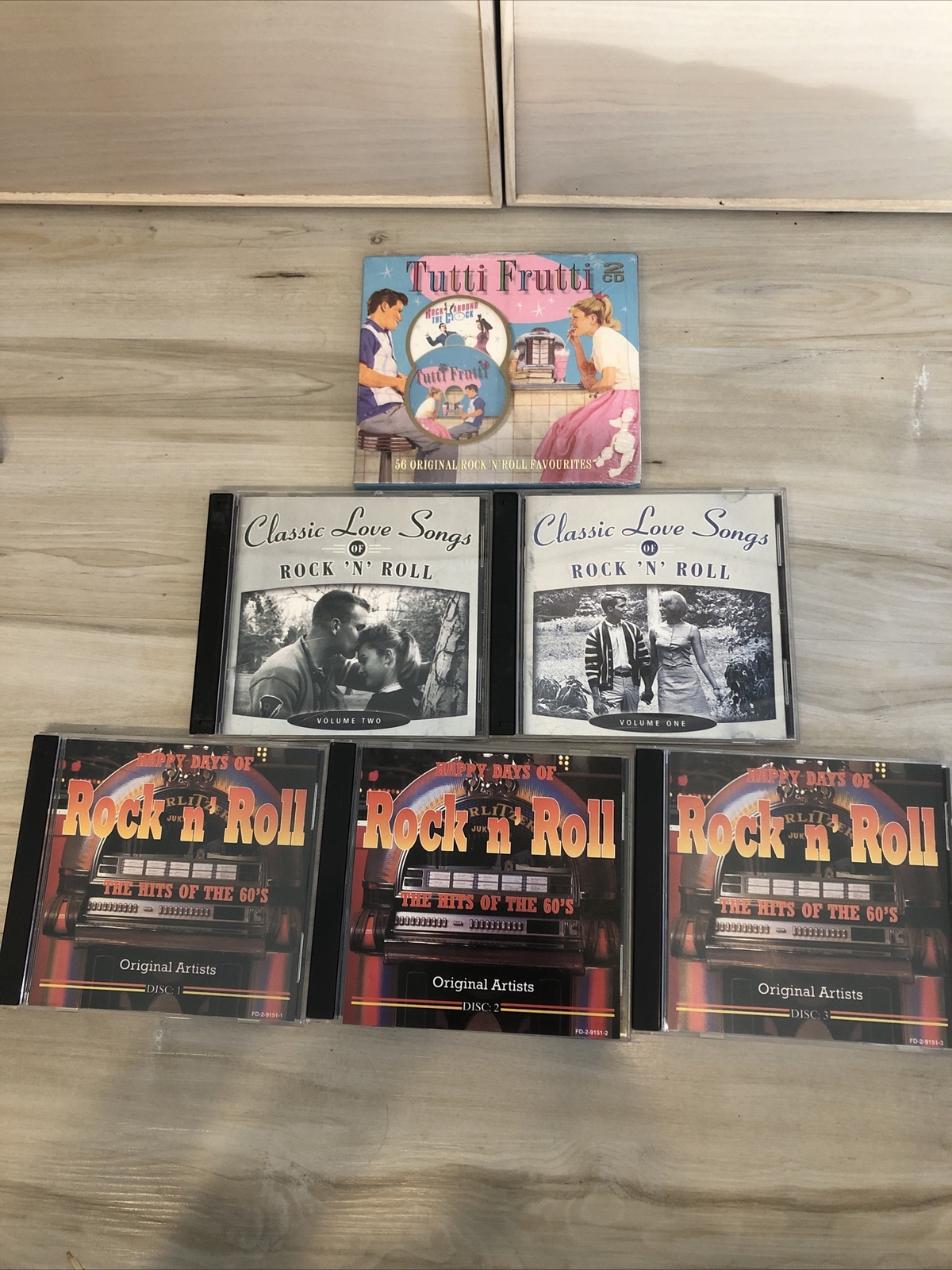 Huge 9 CD 50s & 60s 160+songs Tutti Frutti Classic Love Happy Days Of Rock