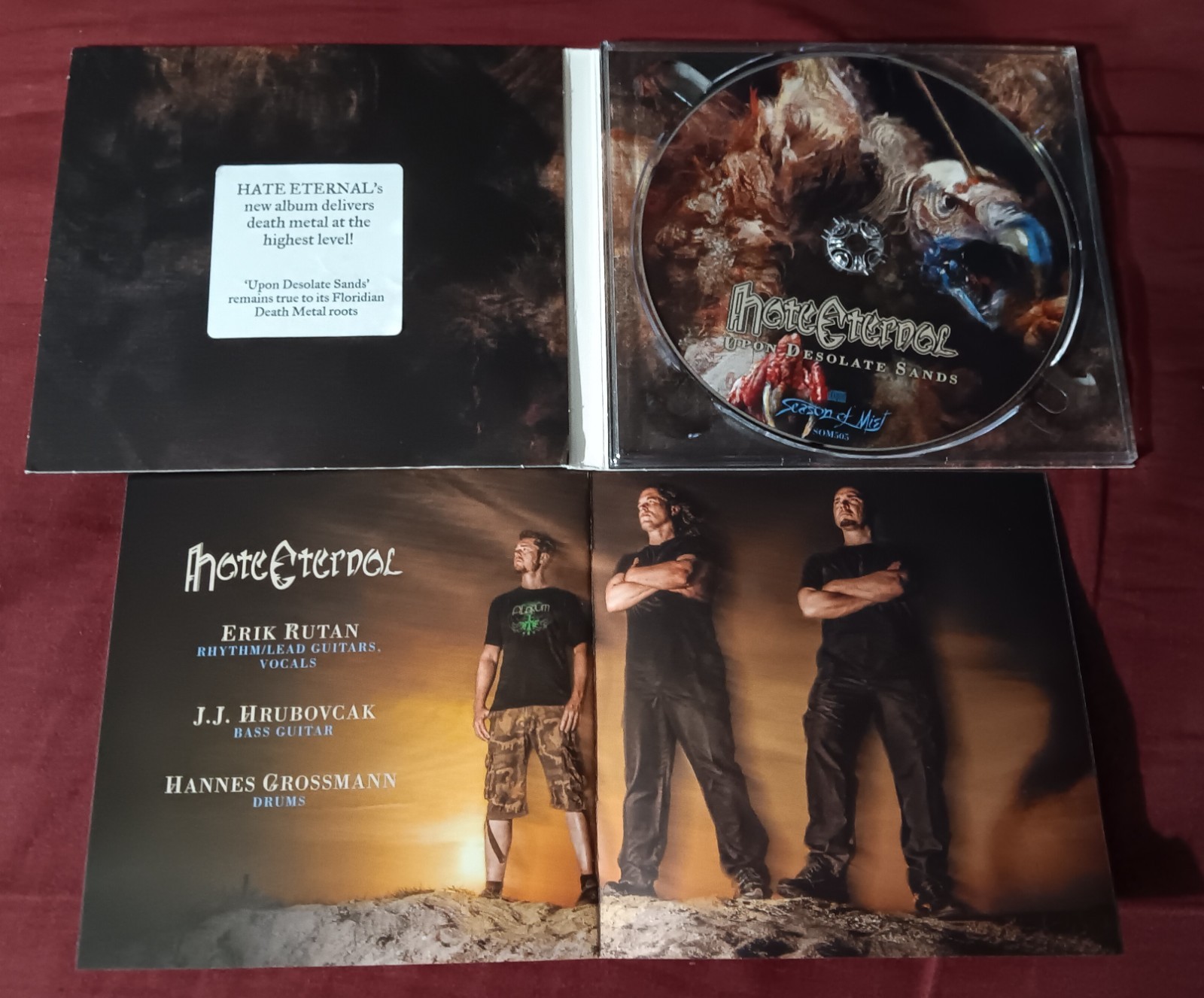 HATE ETERNAL Upon Desolate Sands cd morbid angel deicide cannibal corpse death