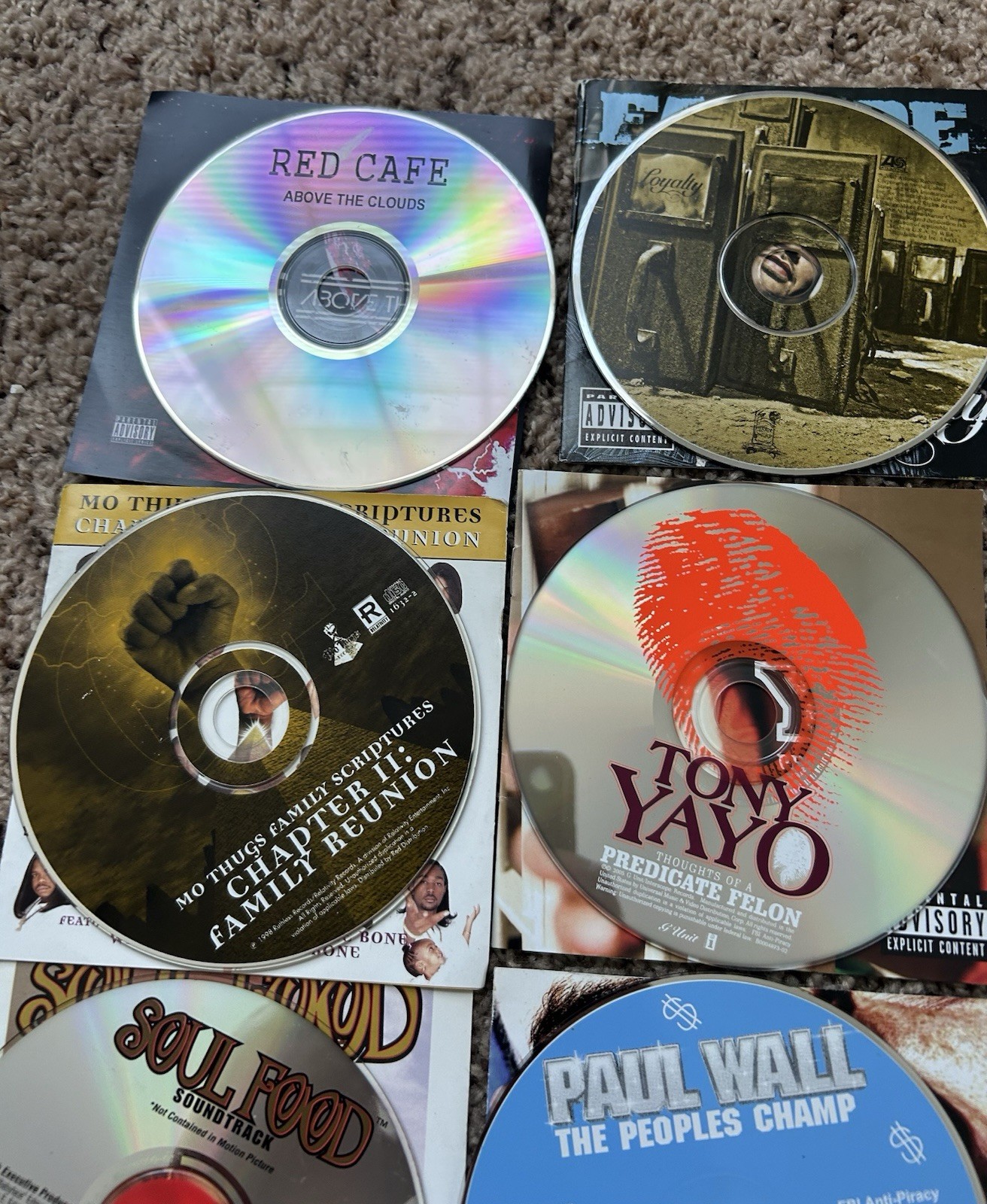 LOT OF HIP HOP CDS FROM THE 1990’ And 2000’s
