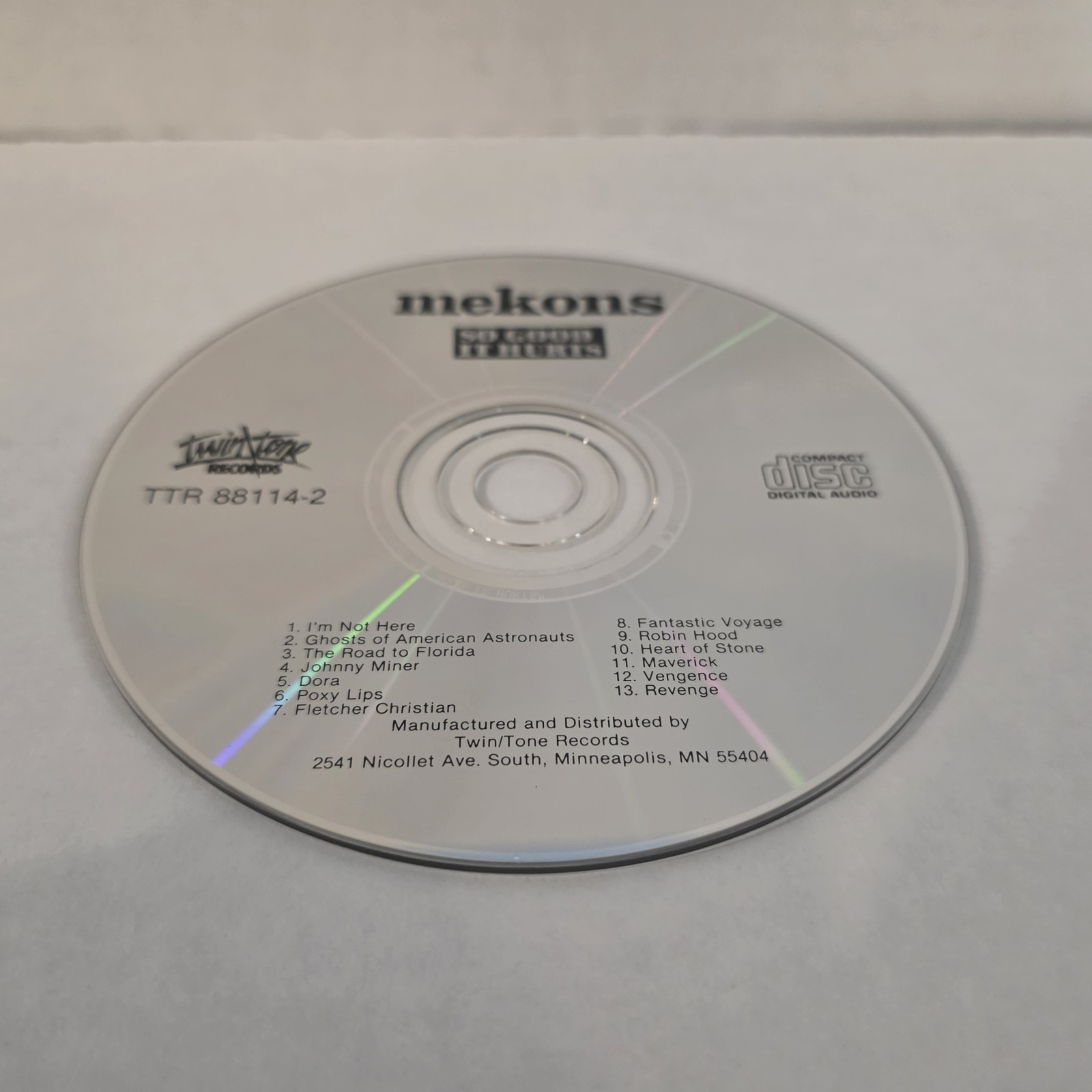 Mekons So Good It Hurts CD 1988 Twin/Tone Records Ghosts Of American Astronauts
