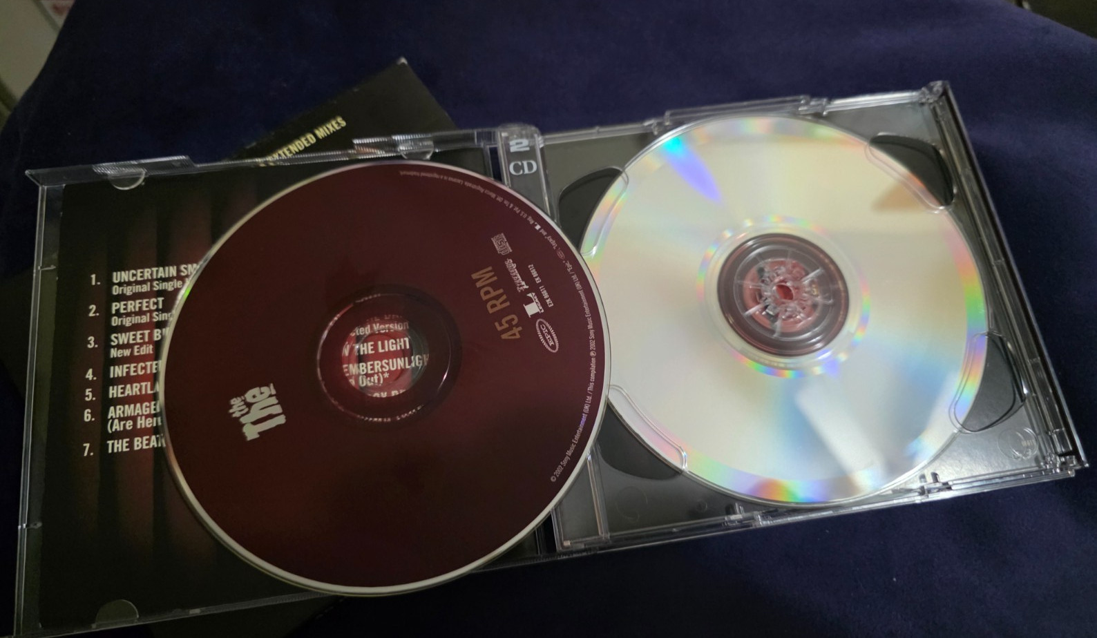 THE THE 45RPM THE SINGLES OF THE THE HARBACK EDITION CD W SLIPCASE