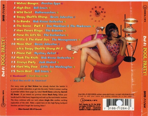 VA: Del-Fi Pool Party!" - Surf/Hot Rod [1998 Del-Fi Records CD - VG/VG+ Cond.]