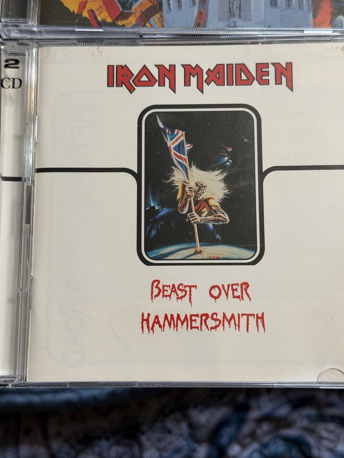Iron Maiden Eddie's Archive Limited Edition Box Set 6 CD Scroll Shot Glass 2002
