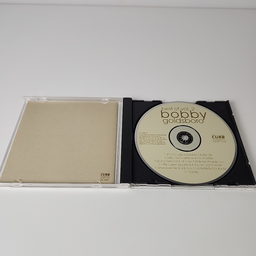 Best Of Vol. 2 by Bobby Goldsboro CD (Curb Records) - Vocal Soft Rock