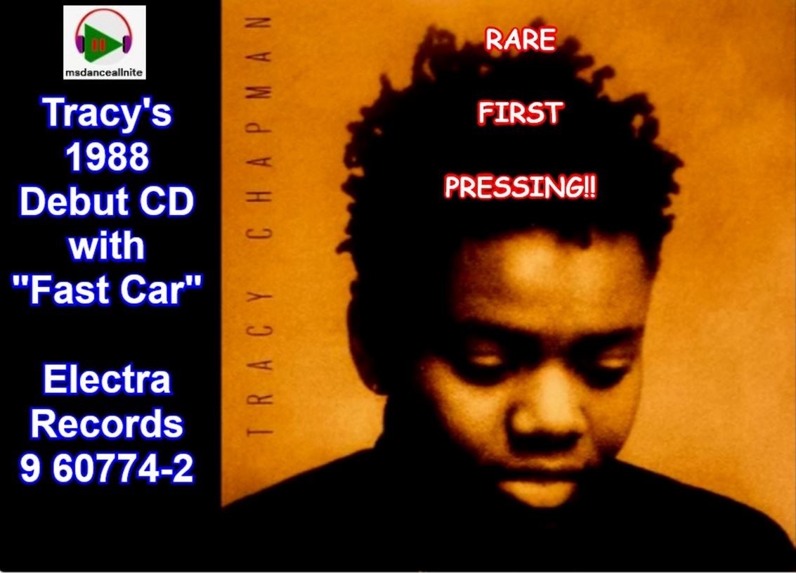 Tracy Chapman - Self Titled (CD,1988,Elektra,1st Ed) 9 60774-2,RARE 1st PRESSING