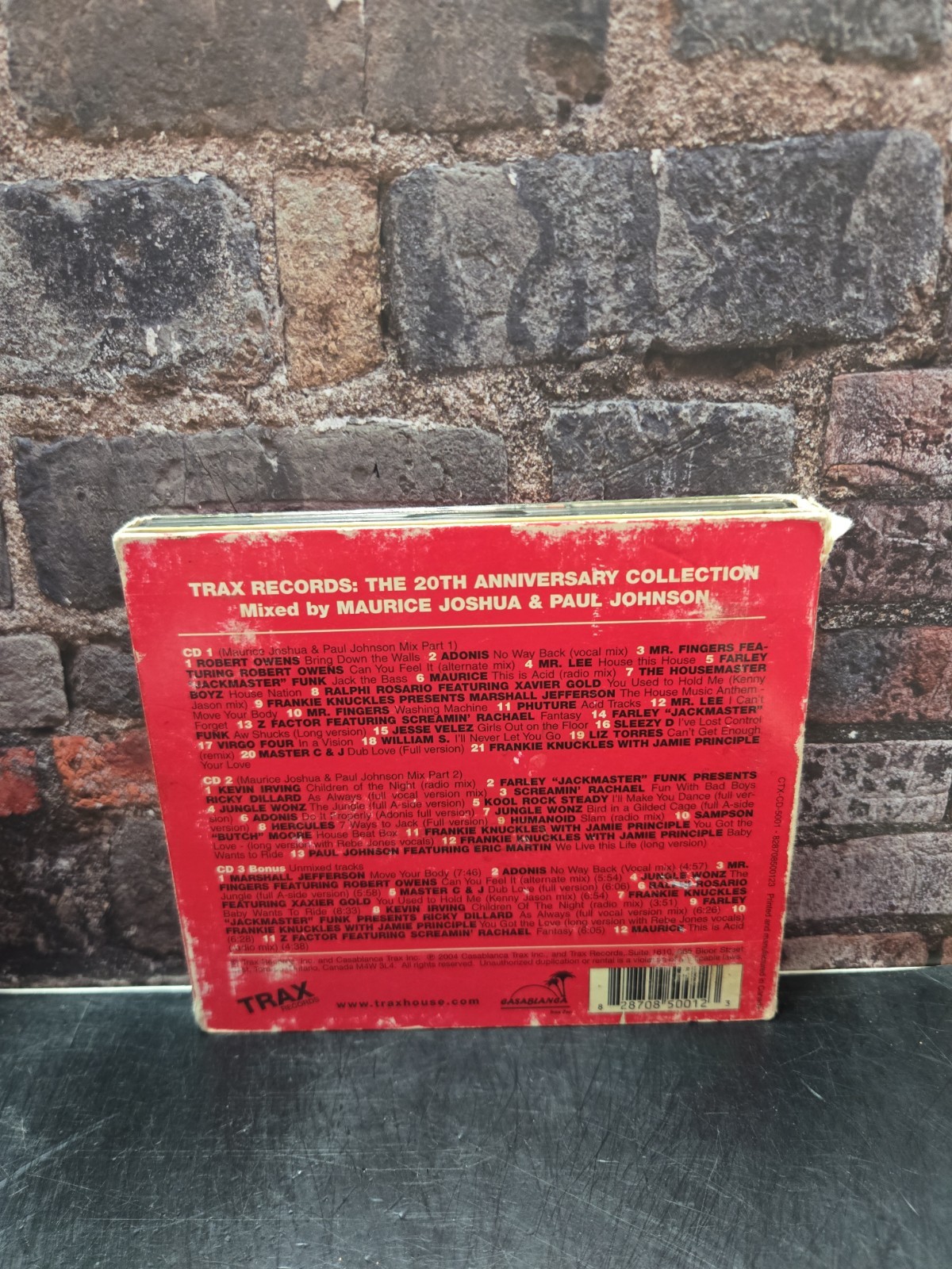 Trax Records The 20th Anniversary Collection Various Artists 3-CD Set *SHELF WEA