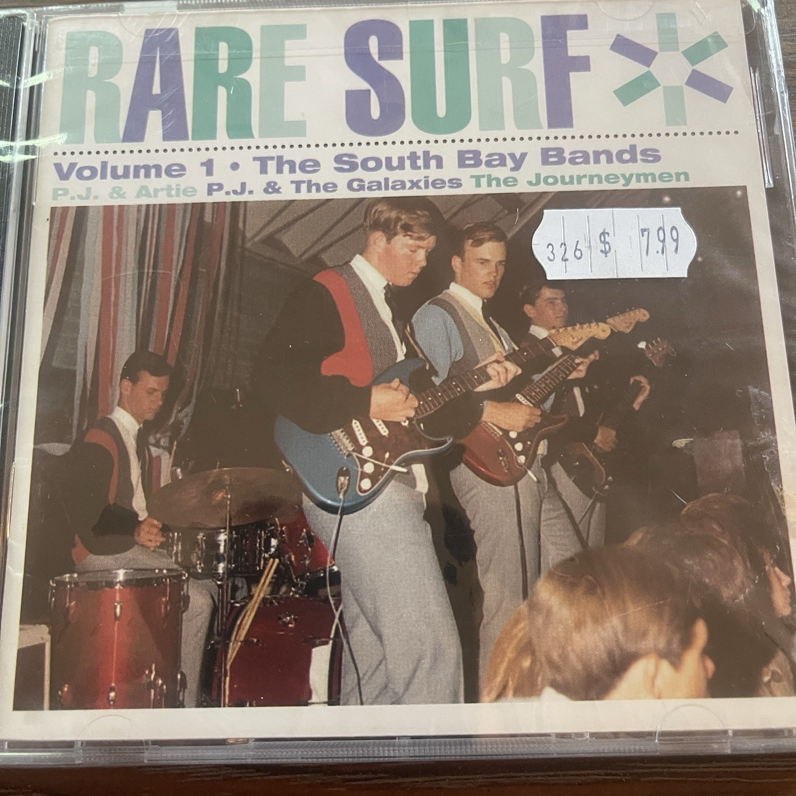 RARE SURF vol. 1 The South Bay Bands 1995 CD New NOS PJ And The Galaxies Sealed