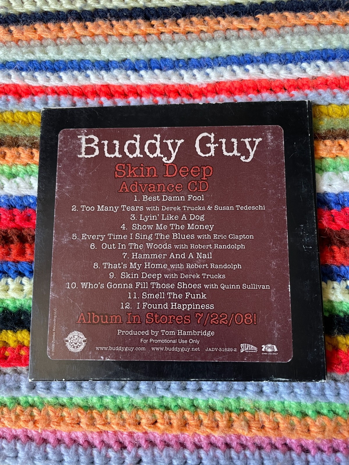 Lot 8 Blues CDs Stevie Ray Vaughan Buddy Guy Keb Mo Arthur Crudup West Coast