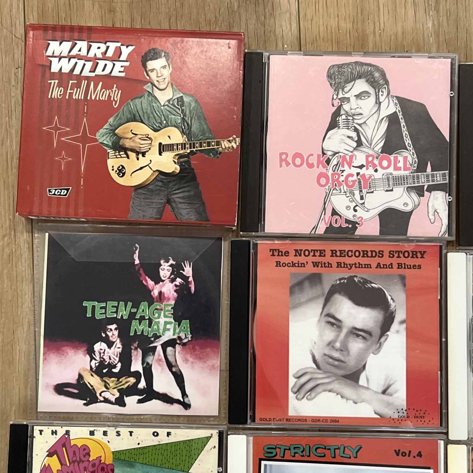 Rockabilly CD Collection Set Of 20 Good Condition Some Of Them Are RARE Set 12