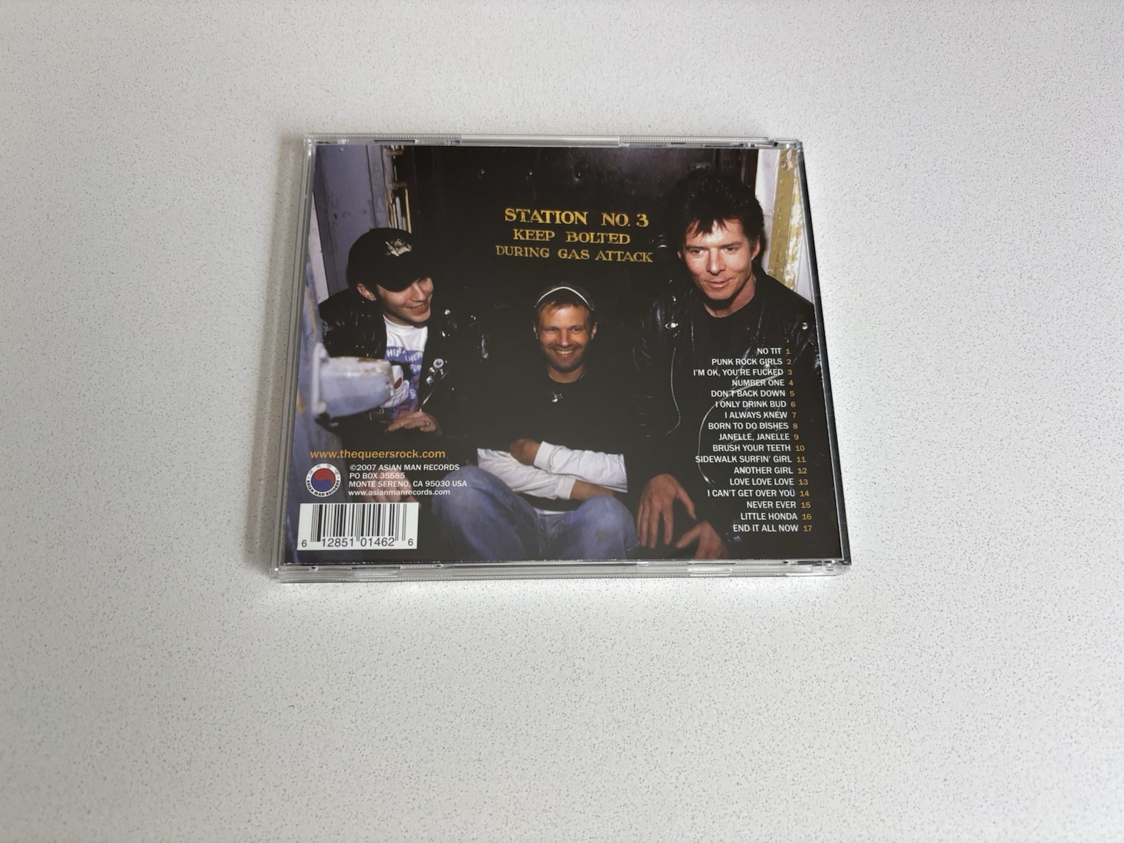Queers Don't Back Down CD Punk Excellent Condition 2007 Asian Man Records