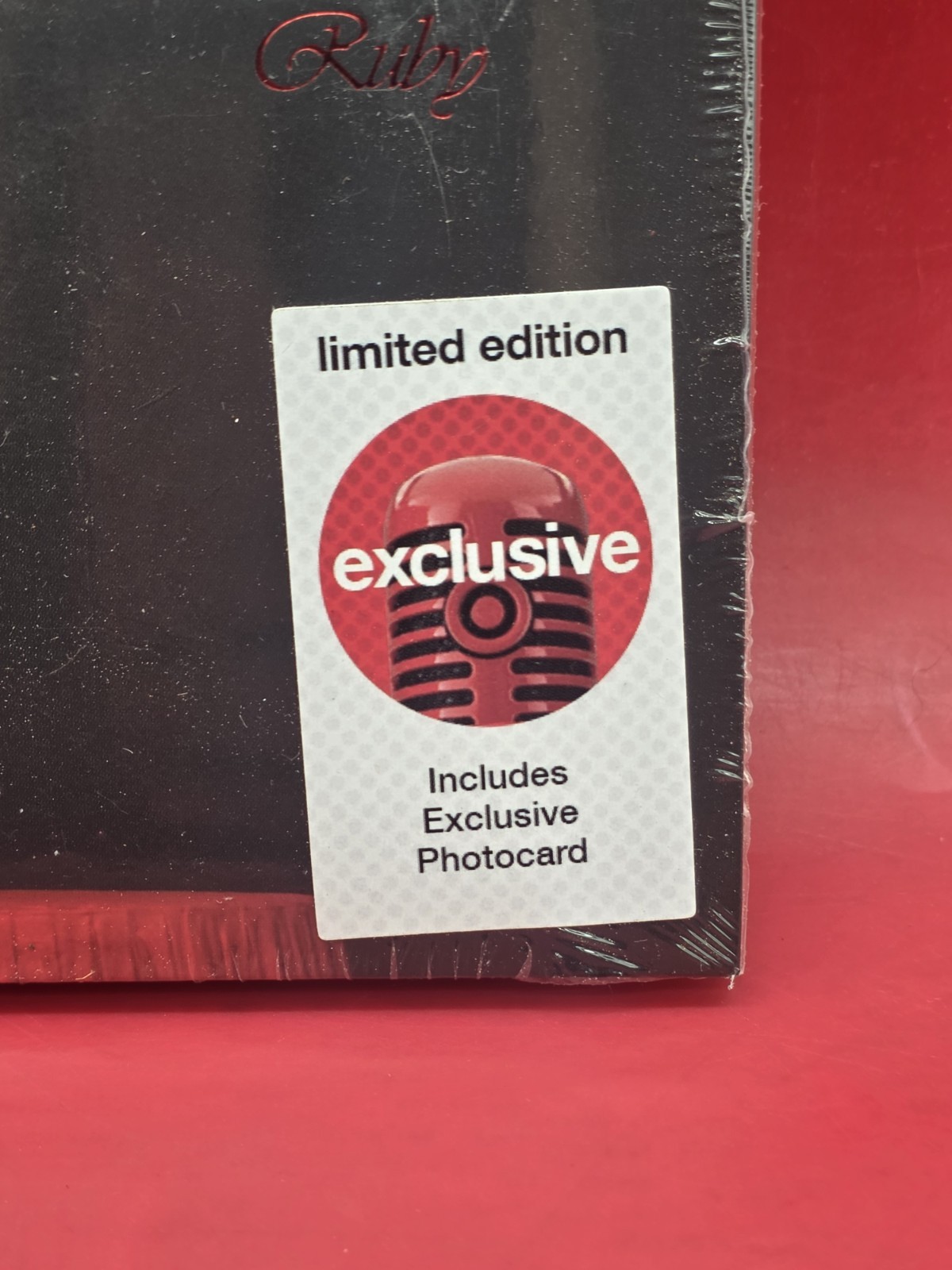 Jennie Blackpink Ruby CD Limited Edition with Photocard Target Exclusive Sealed