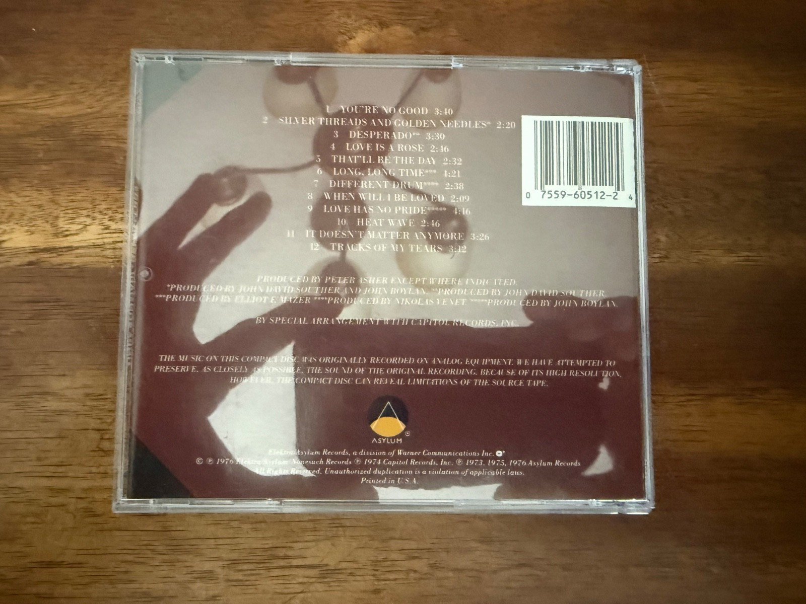 Greatest Hits by Linda Ronstadt (CD, 1990) FREE SHIPPING