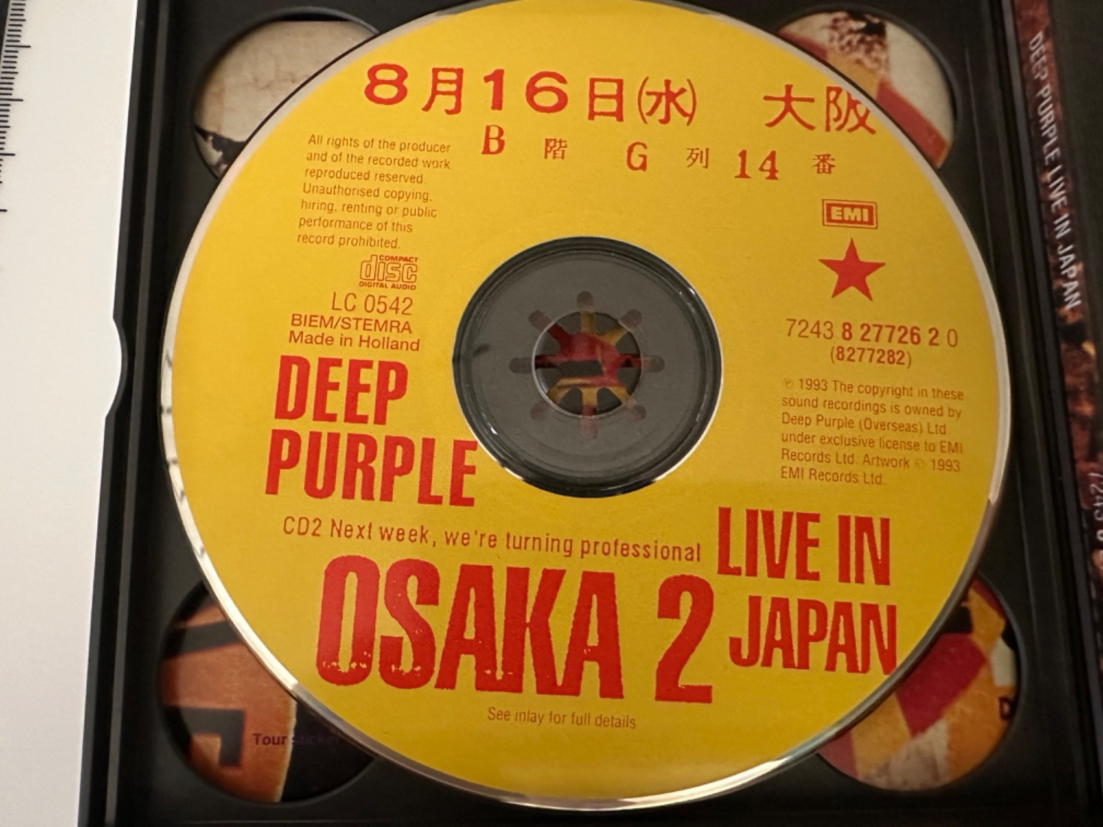 DEEP PURPLE - 3CD SET - LIVE IN JAPAN 1972 - EMI - IN A LARGE FAT CD BOX