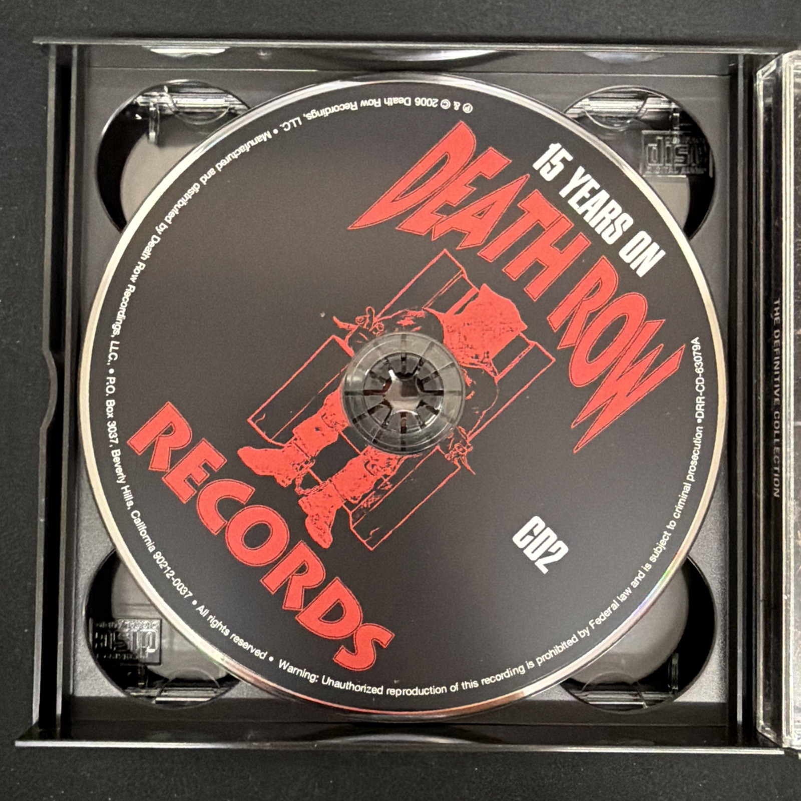 Death Row Records 15 Years On Death Row 2CD+DVD Definitive Collection