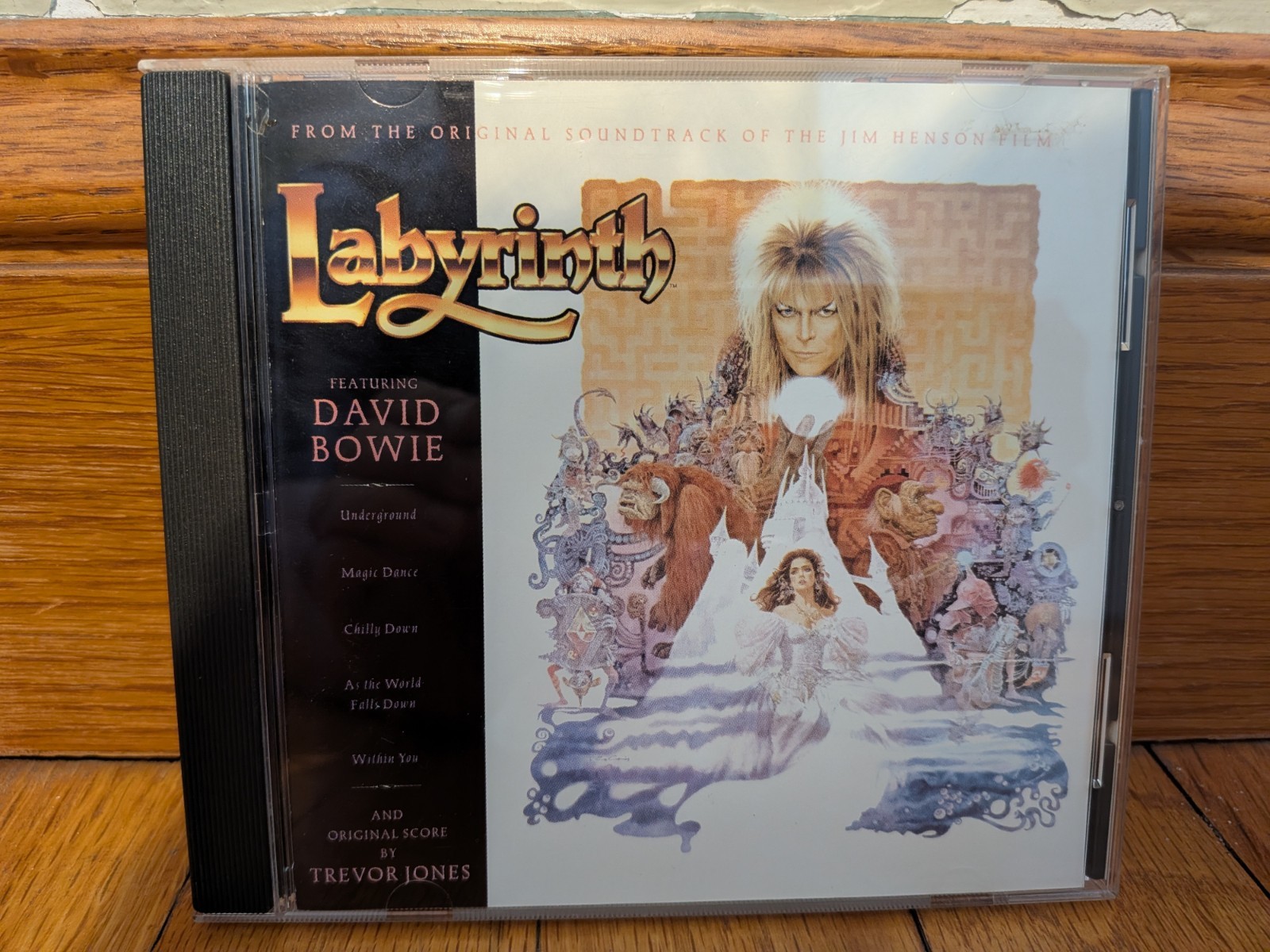 David Bowie & Trevor Jones: Labyrinth Original Soundtrack CD EMI 1986 CD. Used.