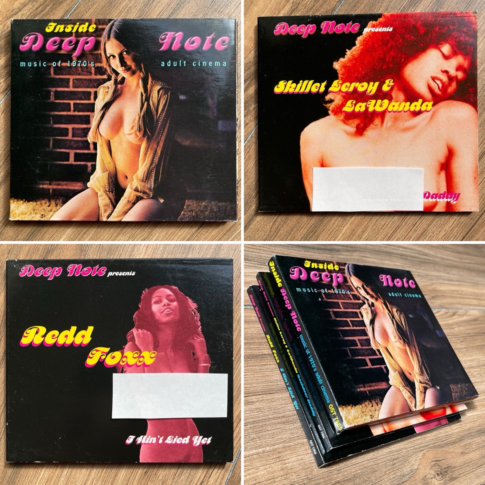 Deep Note CD Lot Music Of 1970s Adult Cinema Skillet Leroy & La Wanda Redd Foxx