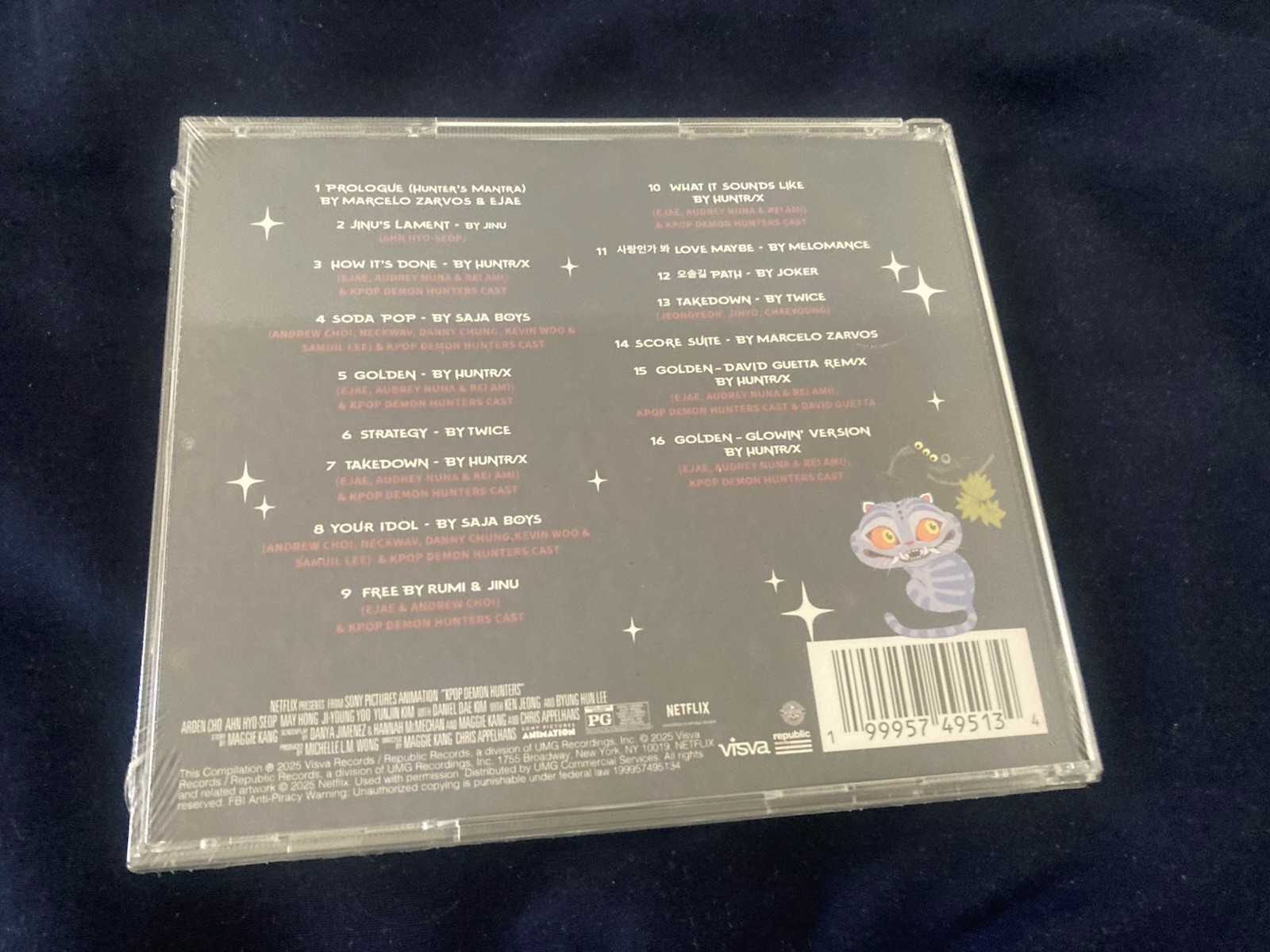 KPop Demon Hunters Netflix Soundtrack Limited Anniversary Edition CD BRAND NEW!