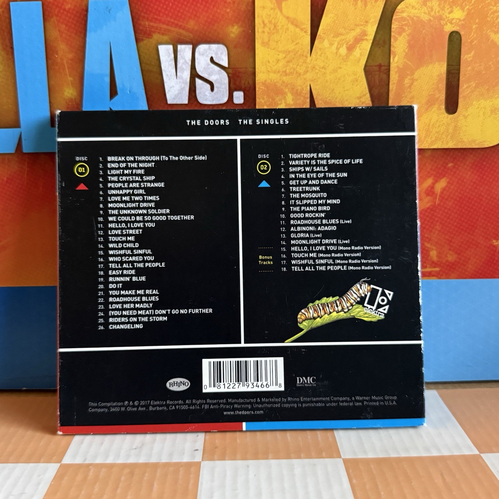 The Doors The Singles (CD, 2017) Digipak 2 Disc Set