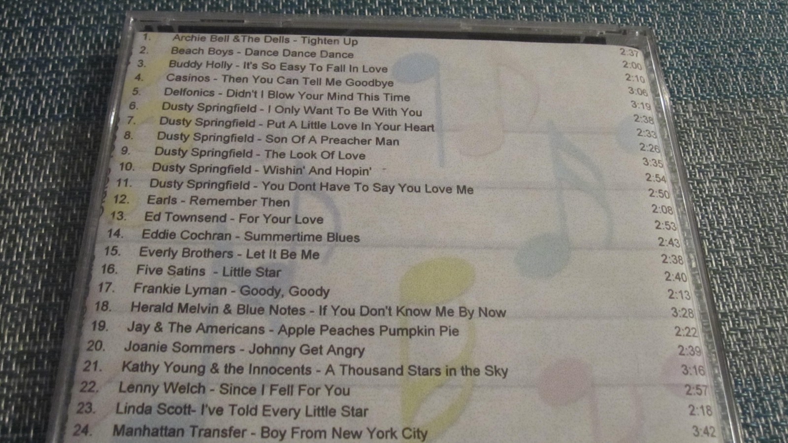 Oldies 1950's CD'S lot of 5 over 150 tracks in all Copied