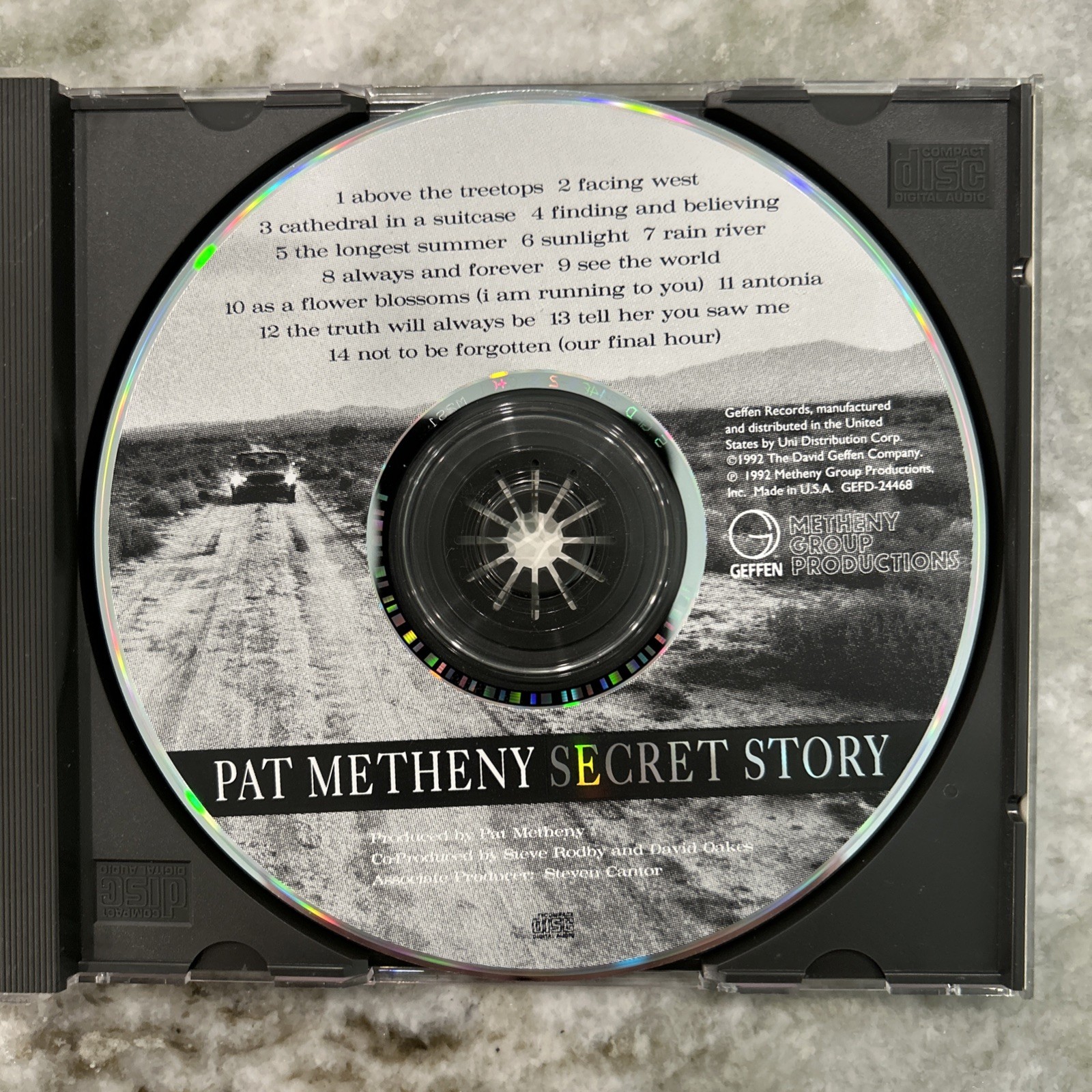 Pat Metheny - Secret Story CD 1992 Jazz Fusion Geffen Records CD MINT