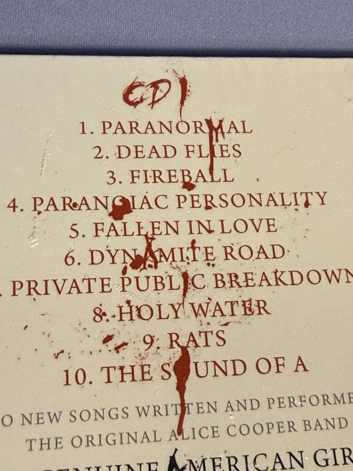 2017 Paranormal by Alice Cooper 2 CDs Deluxe Bob Ezrin Insert Classic Rock