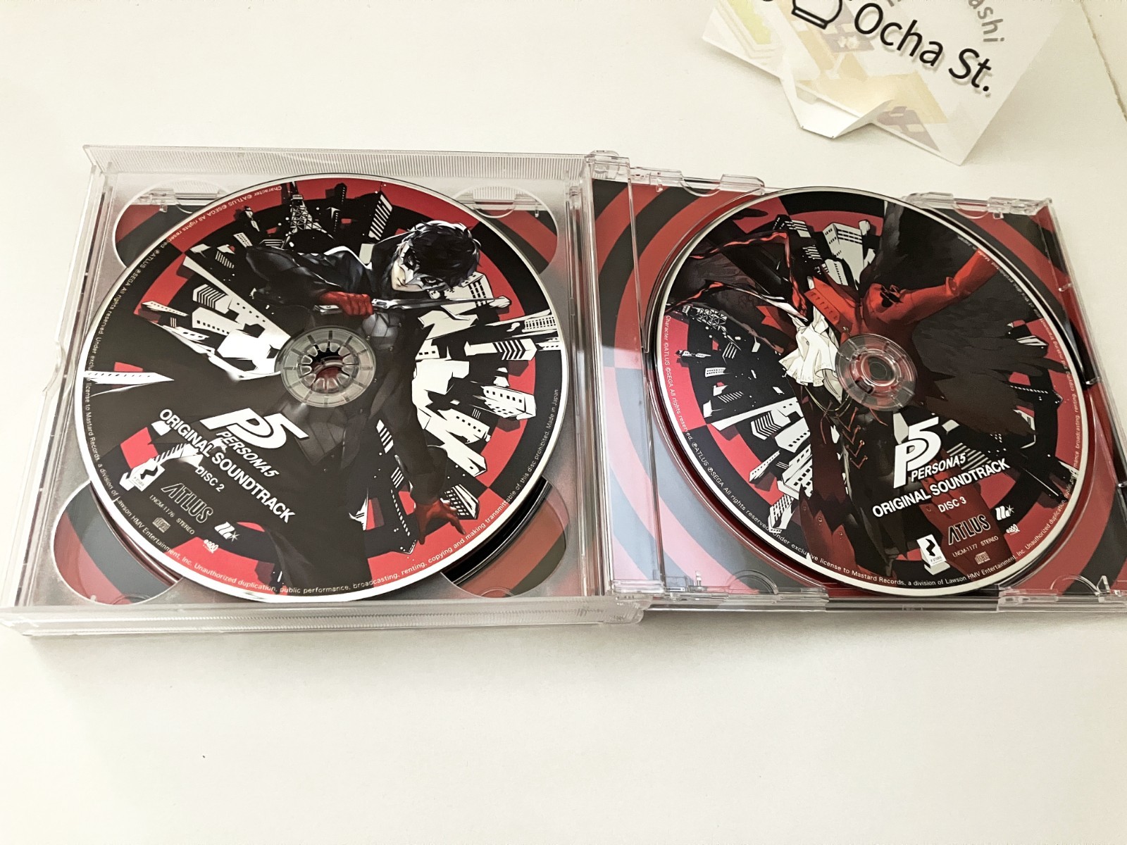 Persona 5 Original Soundtrack OST 3CD Music CD Atlus Japan with Paper box case
